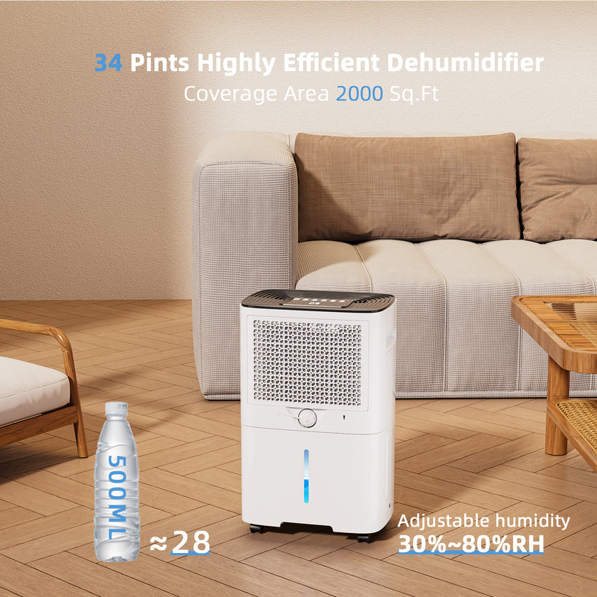 BRITSOU 34 Pint Home Dehumidifier