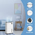 Britsou 50 Pint Dehumidifier for Home – for Large Spaces (Whole Garage/Basement)